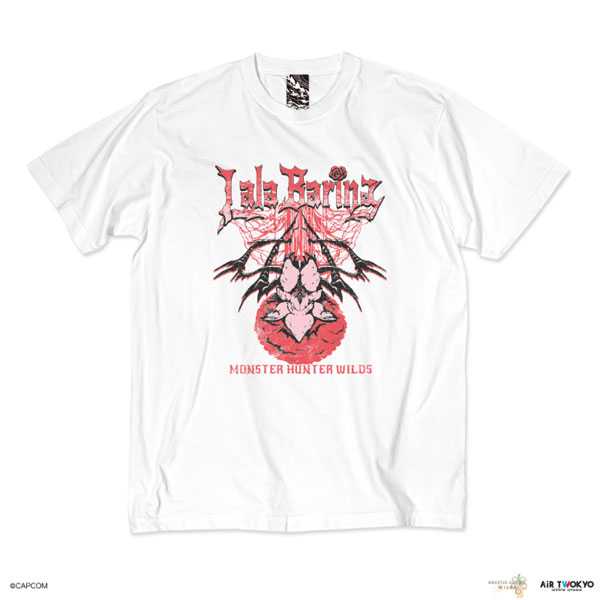 AIR TWOKYO "Monster Hunter Wilds" Vol.2 Scene Illustration T-shirt 1 (Lala Barina) White L