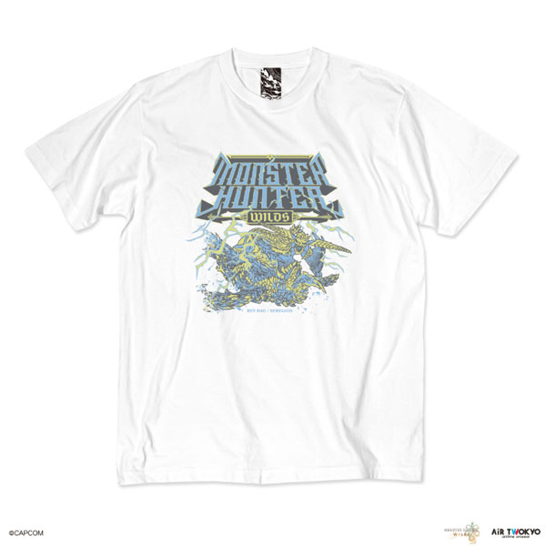 AIR TWOKYO "Monster Hunter Wilds" Vol.2 Scene Illustration T-shirt 2 (Rey Dau x Seregios) White M
