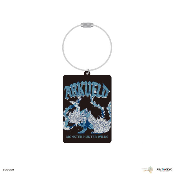AIR TWOKYO "Monster Hunter Wilds" Vol.2 3D Acrylic Keychain (Arkveld) gambar 1