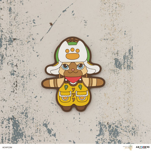 AIR TWOKYO "Monster Hunter Wilds" Vol.2 Rubber Magnet Hook (Palico)