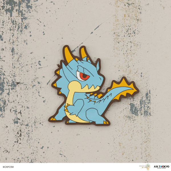 AIR TWOKYO "Monster Hunter Wilds" Vol.2 Rubber Magnet Hook (Lagiacrus)