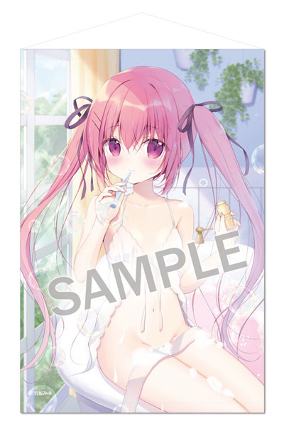 Brendream Miyu Miyasaka B2 Wall Scroll Bubbly Bath Time Rira-chan