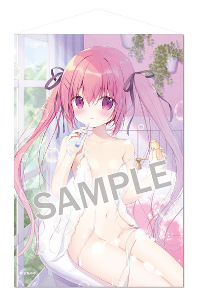 Brendream Miyu Miyasaka B2 Wall Scroll Bubbly Bath Time Rira-chan ExtraEdition 圖片 1
