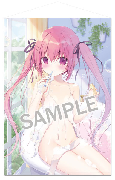 Brendream Miyu Miyasaka B1 Wall Scroll Bubbly Bath Time Rira-chan Bild 1