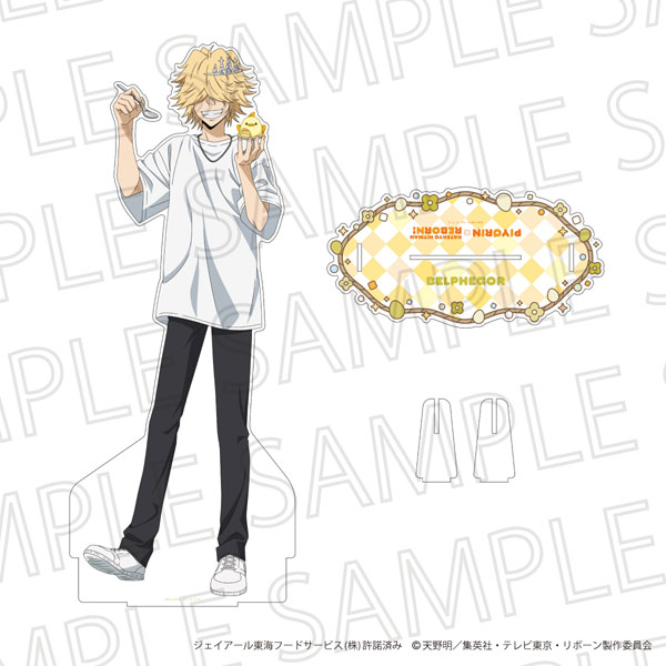 SR-GYM TV Anime "Reborn!" New Illustration Big Acrylic Stand Belphegor (10 Years Later)