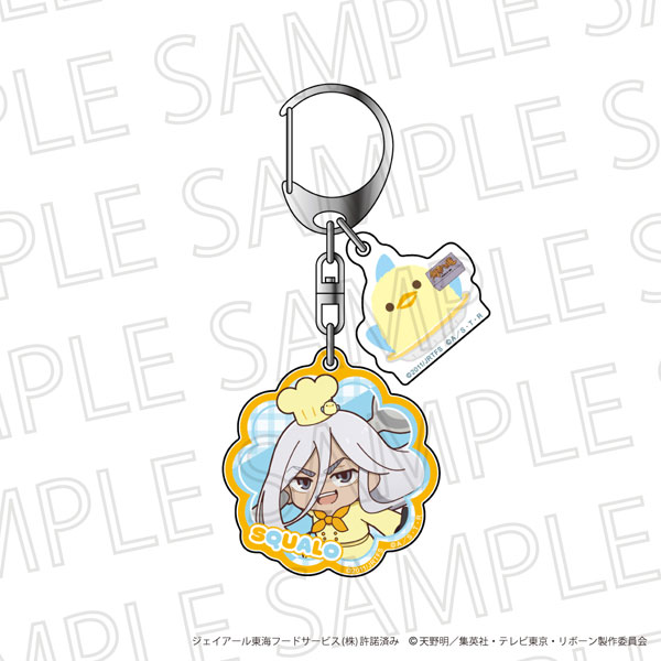 SR-GYM TV Anime "Reborn!" Acrylic Keychain Superbi Squalo (10 Years Later) hình ảnh 1