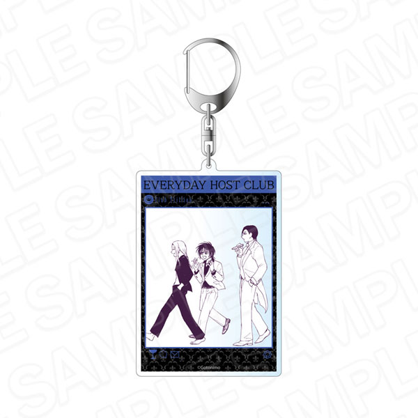 Contents Seed Everyday Host SNS Style Acrylic Keychain Ko & Shin & Rui