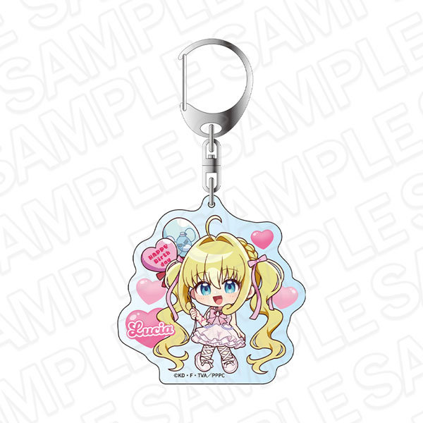 Contents Seed Mermaid Melody Pichi Pichi Pitch Hologram Keychain Lucia Birthday Party! Chibi ver. Bild 1