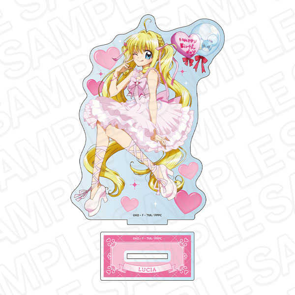 Contents Seed Mermaid Melody Pichi Pichi Pitch Hologram Acrylic Figure Lucia Birthday Party! ver. Bild 1