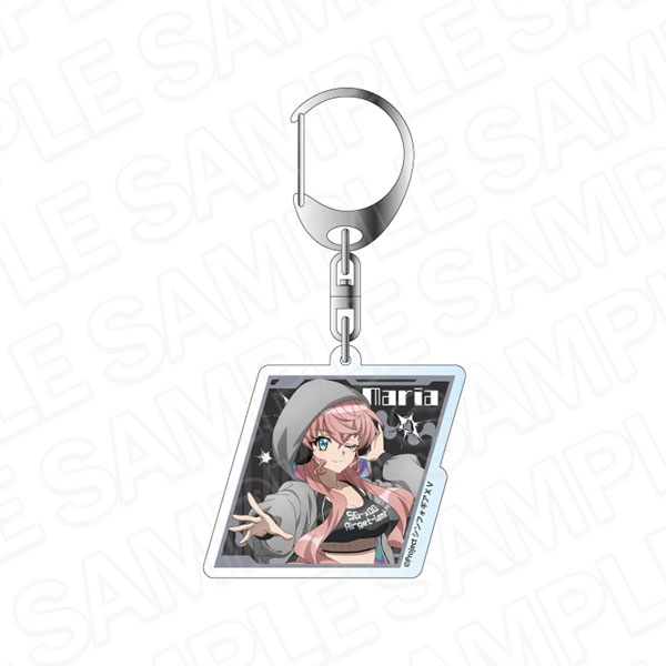 Contents Seed Senki Zesshou Symphogear XV Hologram Acrylic Keychain Maria Cadenzavna Eve DJ ver.