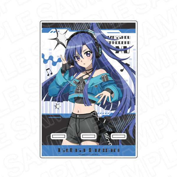 Contents Seed Senki Zesshou Symphogear XV Acrylic Smartphone Stand Tsubasa Kazanari DJ ver.