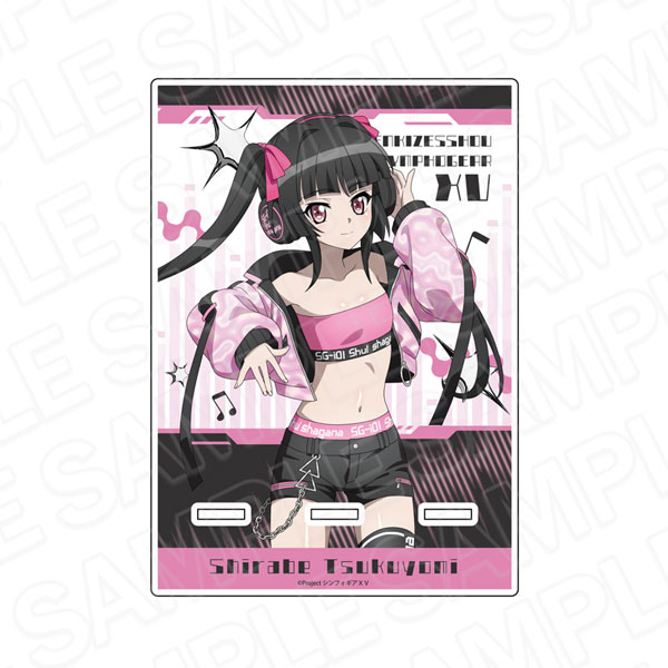 Contents Seed Senki Zesshou Symphogear XV Acrylic Smartphone Stand Shirabe Tsukuyomi DJ ver. Bild 1