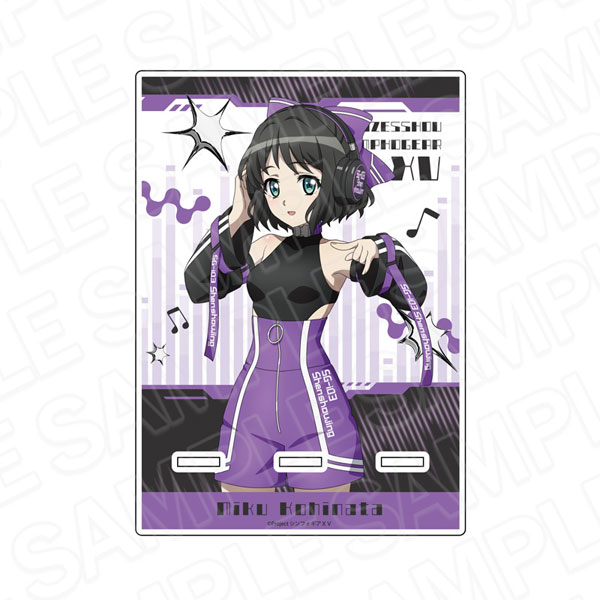 Contents Seed Senki Zesshou Symphogear XV Acrylic Smartphone Stand Miku Kohinata DJ ver.