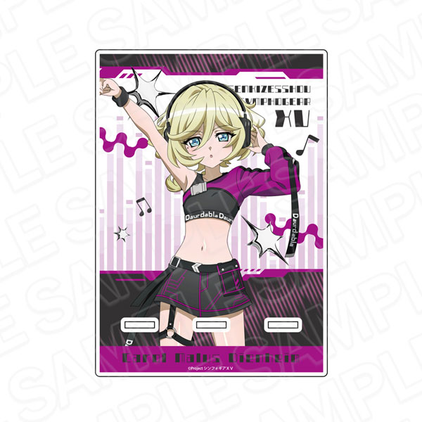 Contents Seed Senki Zesshou Symphogear XV Acrylic Smartphone Stand Carol Malus Dienheim DJ ver.