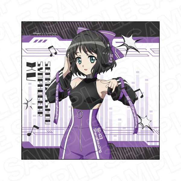 Contents Seed Senki Zesshou Symphogear XV Microfiber Cloth Miku Kohinata DJ ver. Bild 1