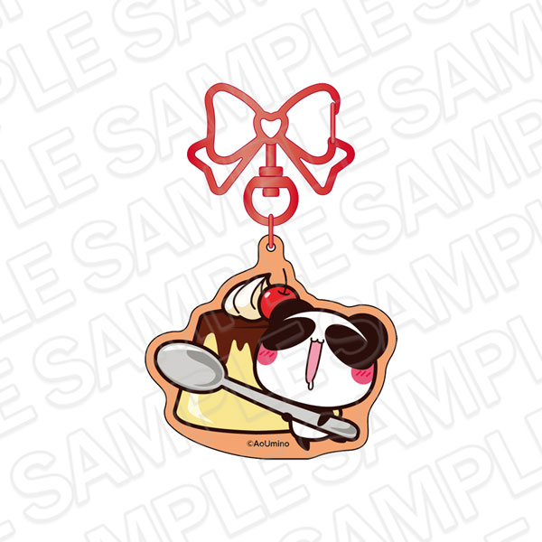 Contents Seed Aopanda Hologram Acrylic Keychain Pudding 圖片 1