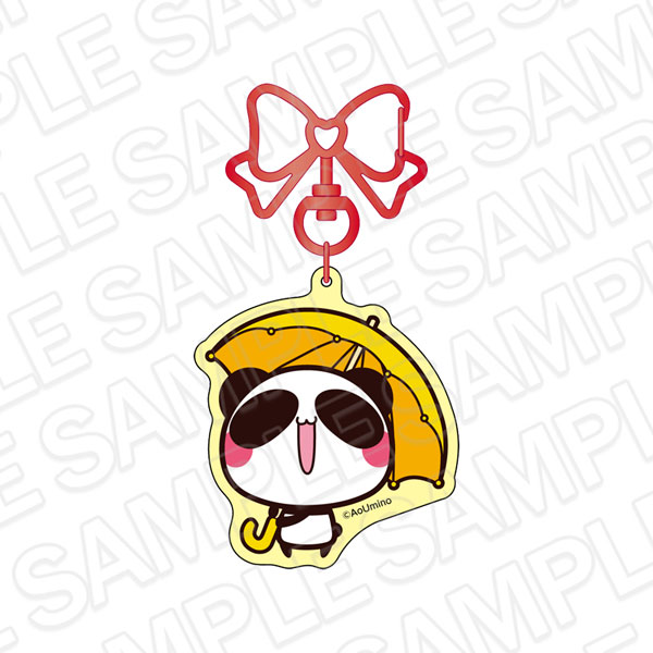 Contents Seed Aopanda Hologram Acrylic Keychain Rainy Day 圖片 1