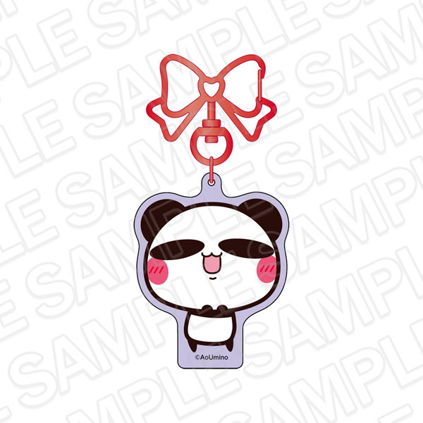 Contents Seed 아오판다 홀로그램 아크릴 키체인 헤헤헤 이미지 1