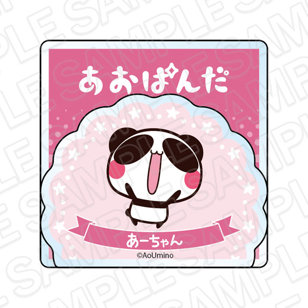Contents Seed Aopanda Acrylic Memo Clip Aachan 圖片 1