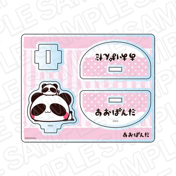Contents Seed Aopanda Yurayura Acrylic Stand Lazing Around รูปภาพ 1