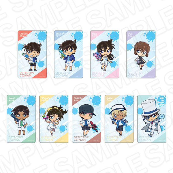 Contents Seed Detective Conan Clear Card (Random) Water Gun ver. 9Item Set image 1