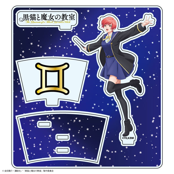 LEXACT TV Anime "The Classroom of a Black Cat and a Witch" Acrylic Stand Pollux Gemini รูปภาพ 1