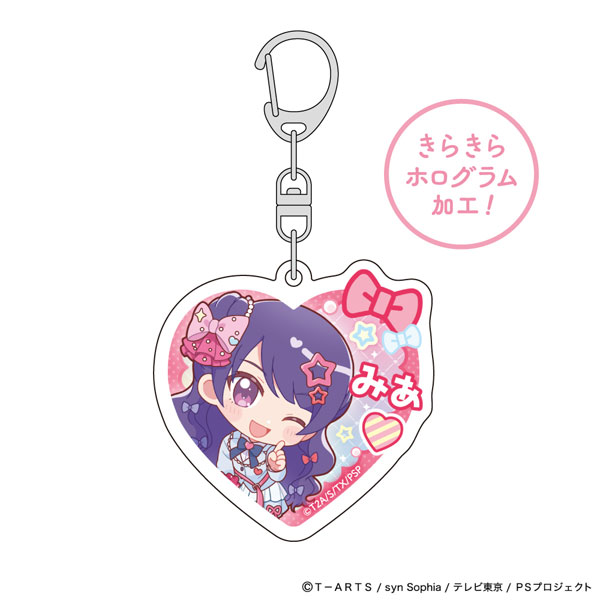 Parflette [Pretty Series] Hologram Acrylic Keychain (Mia Ageha / Customized School Uniform) hình ảnh 1