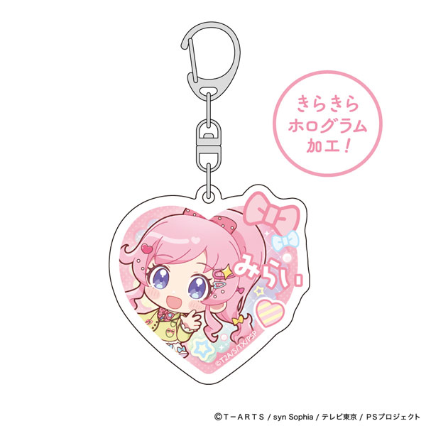 Parflette [Pretty Series] Hologram Acrylic Keychain (Mirai Momoyama / Customized School Uniform)