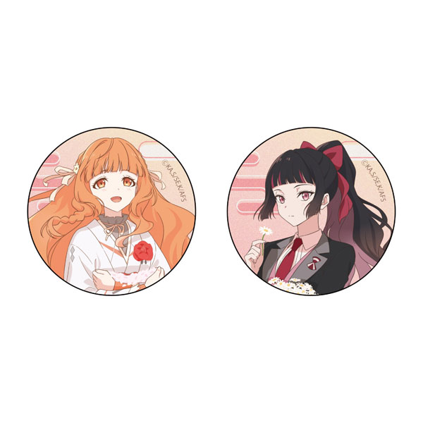 Parflette [TV Anime "Agents of the Four Seasons Dance of Spring"] New Illustration Tin Badge Set (Spring)