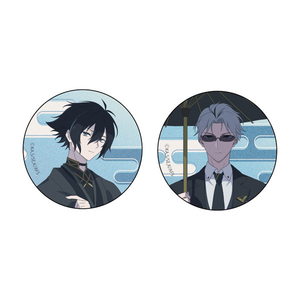 Parflette [TV Anime "Agents of the Four Seasons Dance of Spring"] New Illustration Tin Badge Set (Winter)