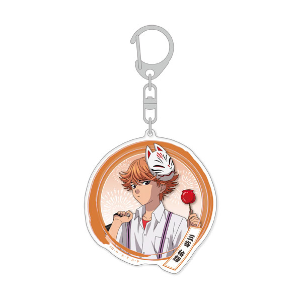 Matsumoto Shouji TV Anime "Hikaru no Go" [New Illustration] Acrylic Keychain Yuki Mitani (Summer Festival) gambar 1