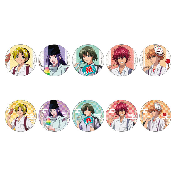 Matsumoto Shouji TV Anime "Hikaru no Go" [New Illustration] Trading Tin Badge Summer Festival 10Pack BOX Bild 1