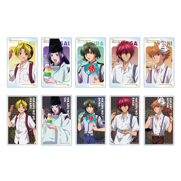 Matsumoto Shouji TV Anime "Hikaru no Go" [New Illustration] Trading Acrylic Card Summer Festival 10Pack BOX imagen 1