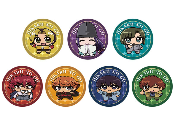 Matsumoto Shouji TV Anime "Hikaru no Go" [New Illustration] Trading Tin Badge 7Pack BOX Bild 1