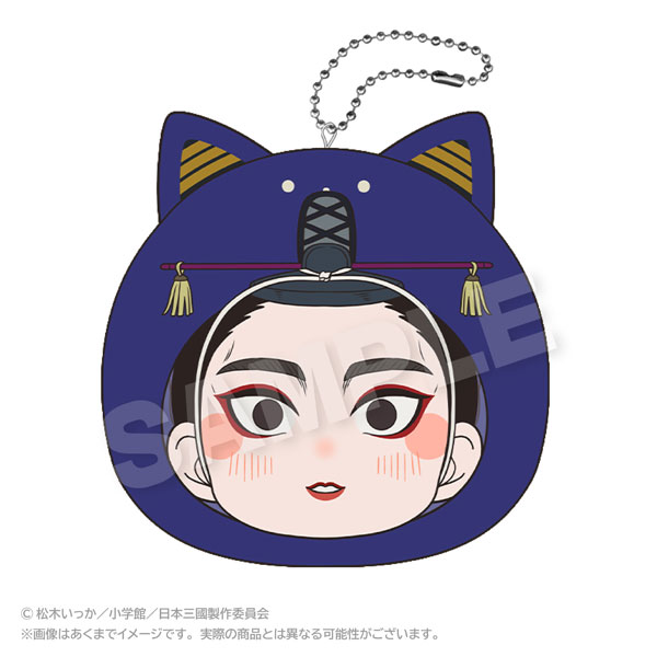 Stella Notes TV Anime "Nippon Sangoku" Marumates Cushion Keychain Fuji III image 1