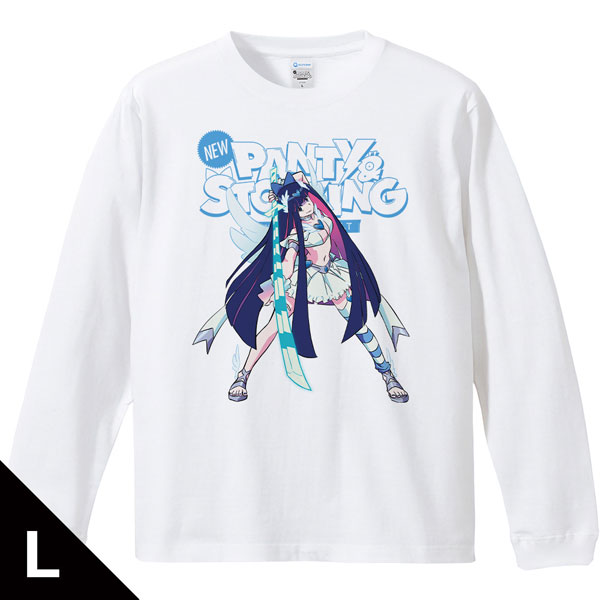 Azu Maker New PANTY & STOCKING with GARTERBELT Ribbed Long Sleeve T-shirt Stocking Real Life-size ver. L Size