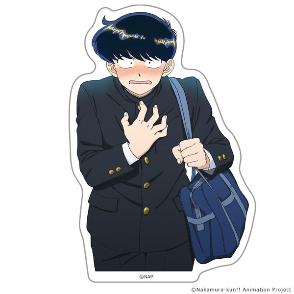 Azu Maker TV Animation "Ganbare! Nakamura-kun!!" Diecut Sticker Okuto Nakamura