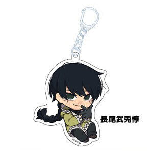 Penguin Parade TV Anime "Nippon Sangoku" Petanko Acrylic Keychain Muton Nagao Bild 1