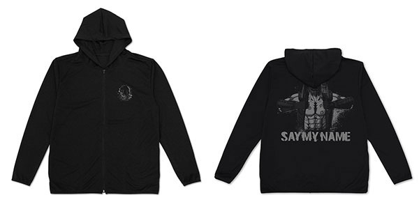 COSPA FIST OF THE NORTH STAR: HOKUTO NO KEN Jagi Thin Dry Hoodie /BLACK-L