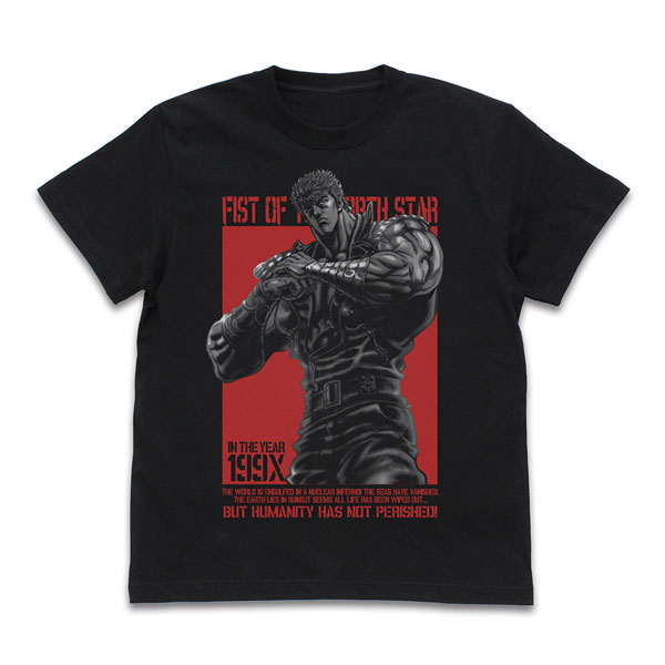 COSPA FIST OF THE NORTH STAR: HOKUTO NO KEN T-shirt /BLACK-L