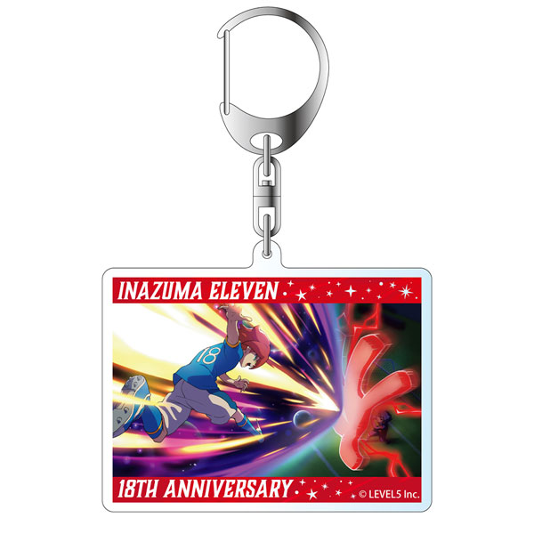 KADOKAWA Inazuma Eleven 18th Anniversary Illustration Acrylic Keychain