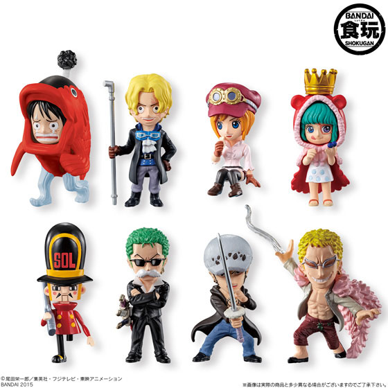 Bandai ONE PIECE Collection - Dressrosa no Himitsu: All Normal 8Type + All 2 Secret Type Set