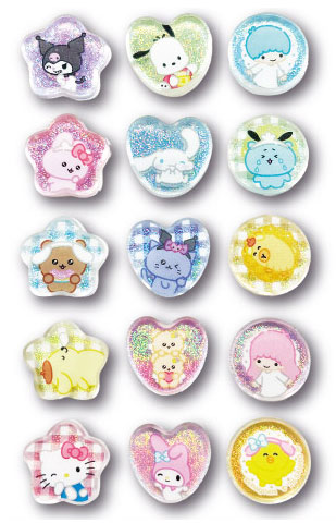TCP Choigosim x Sanrio Characters 크리스탈 스티커 A