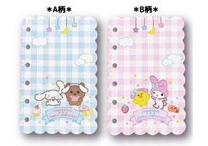 TCP Choigosim x Sanrio Characters Sticker Base Sheet Blue x Pink image 1