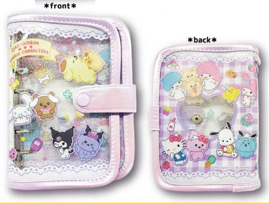 TCP Choigosim x Sanrio Characters Sticker Binder Purple