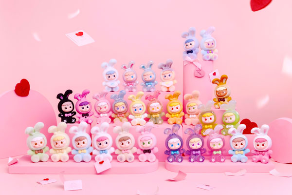 HIDDEN WOOO Cimmy Love You Ten Thousand Times Series Mini Blind Box 18Pack BOX