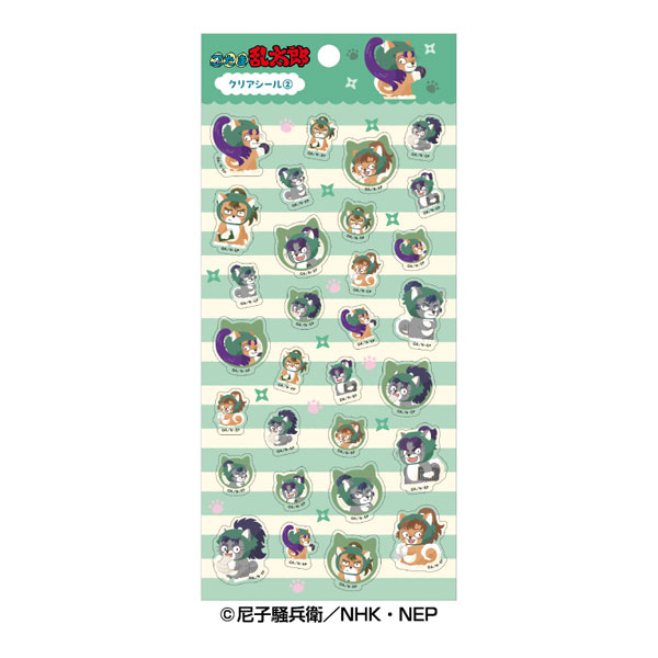 Ensky Nintama Rantaro Doubutsu Phose Clear Sticker (2) 6th Graders Bild 1