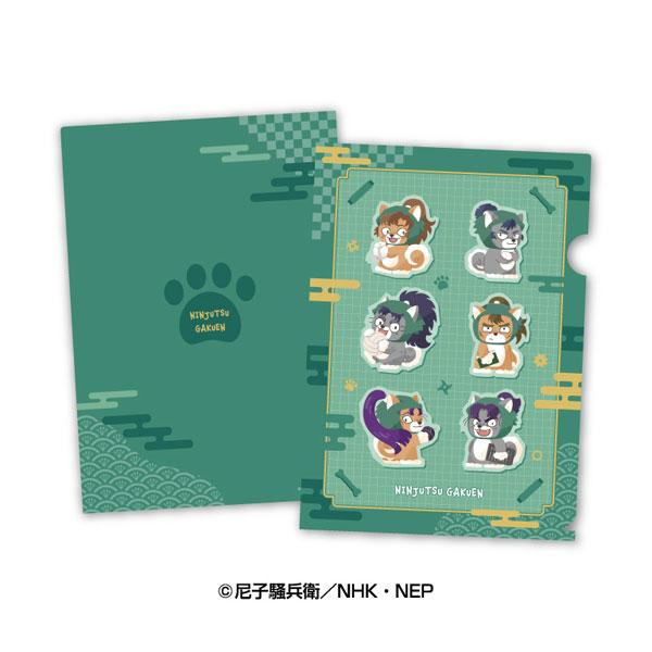 Ensky Nintama Rantaro Doubutsu Phose Clear File (2) 6th Graders Bild 1