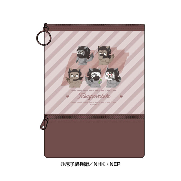 Ensky Nintama Rantaro Doubutsu Phose Clear Pouch (5) Tasogaredoki imagen 1