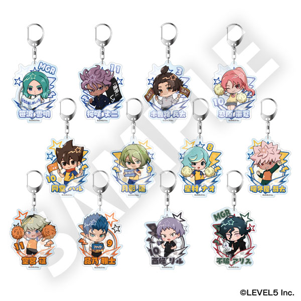 DMM.com Inazuma Eleven: Victory Road Trading Furefriends Acrylic Keychain Vol.3 12Pack BOX